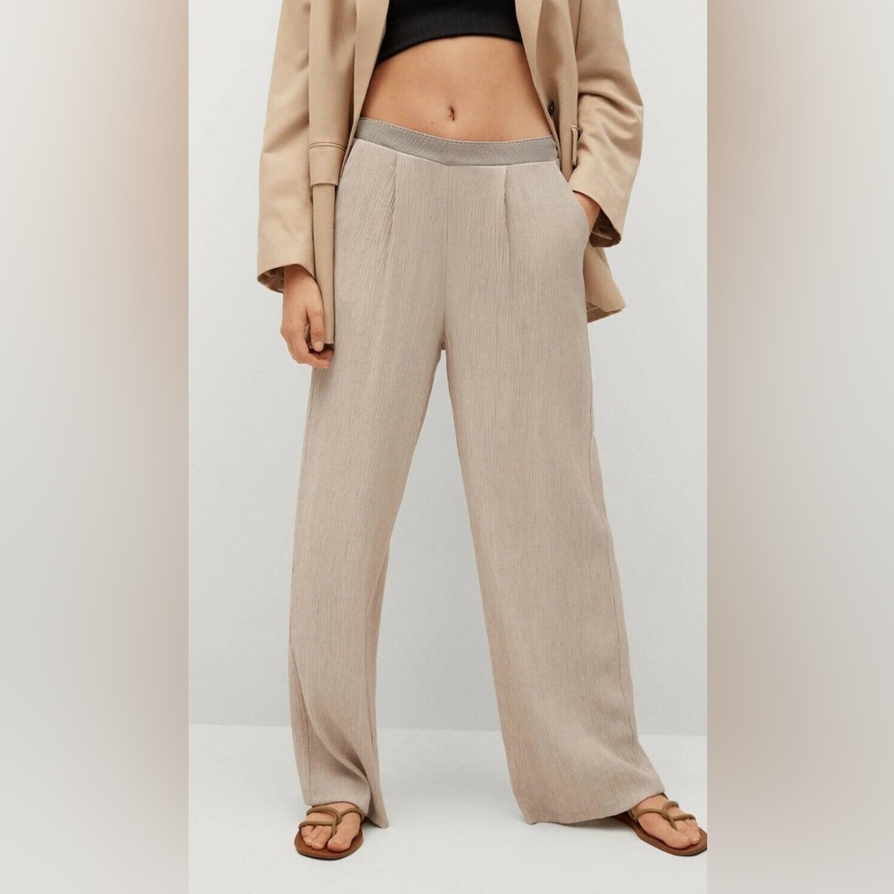 Mango flowy pants